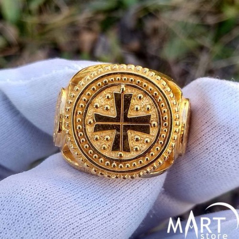 Order of Malta Ring Crusader Knights Templar Ring Maltese Cross